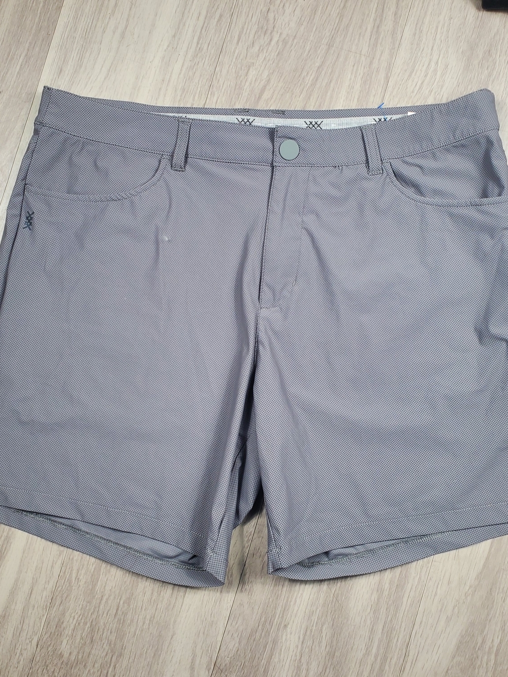Rhone Momentum Performance Golf Shorts Mens 36 Stretch Chino 7” Inseam Gray